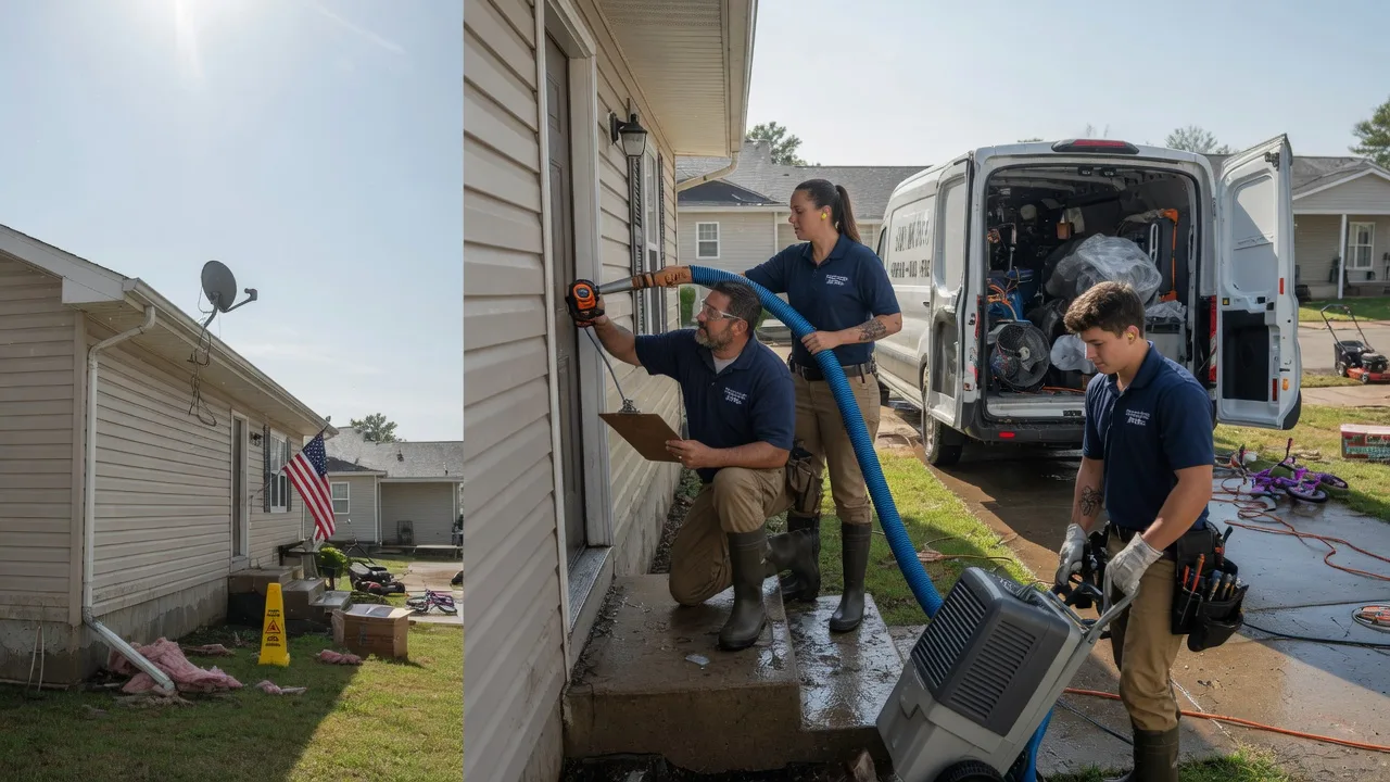 Ceiling Water Damage Restoration in La Crosse, FL near me